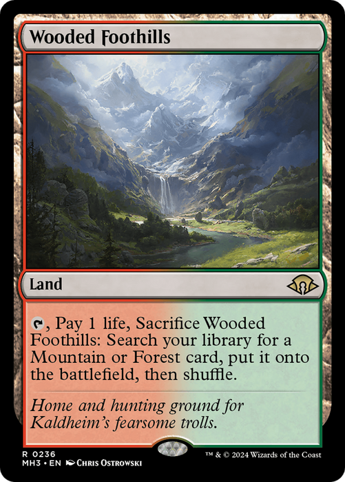 Wooded Foothills (MH3-236) - Modern Horizons 3 - for just $5.09! 