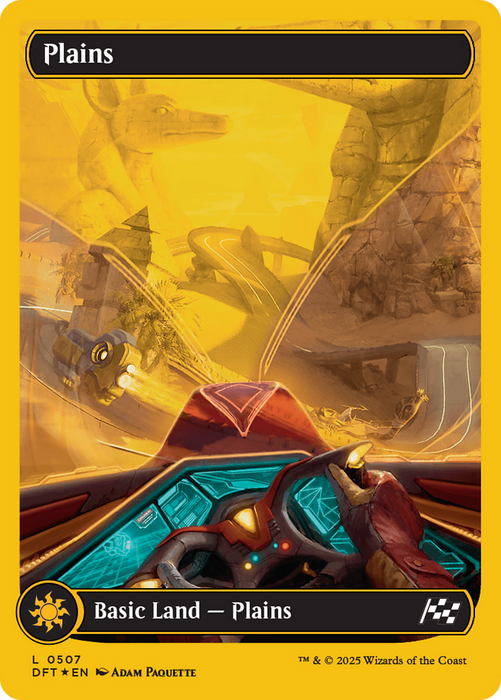 Plains (DFT-507) - Aetherdrift: (Full Art) Foil - for just $0.29! 