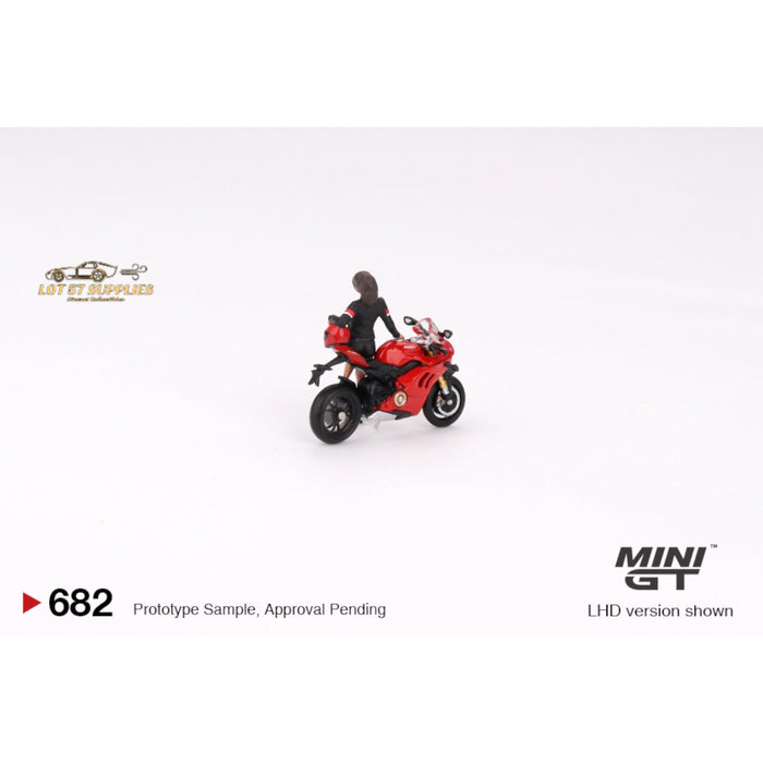 (Pre-Order) Mini-GT Ducati Panigale V4 S With Ducati Girl #682 1:64 MGT00682 - Just $21.99! Shop now at Retro Gaming of Denver