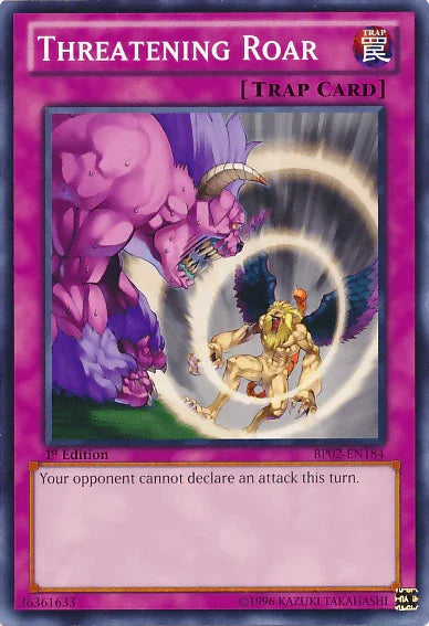 Threatening Roar [BP02-EN184] Mosaic Rare - for just $0.90! 