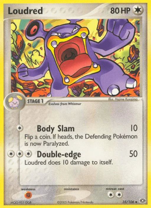 Loudred (35/106) [EX: Emerald] - for just $0.65! 