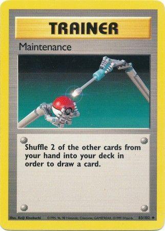 Maintenance (83/102) [Base Set Unlimited] - for just $1.25! 