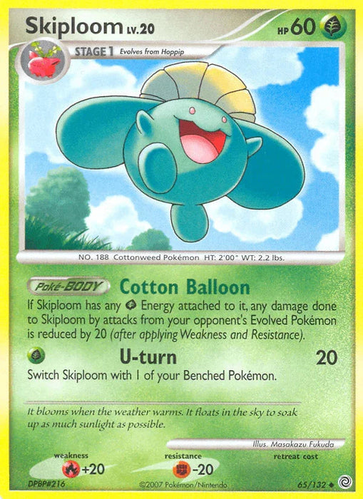 Skiploom (65/132) [Diamond & Pearl: Secret Wonders] - for just $0.20! 