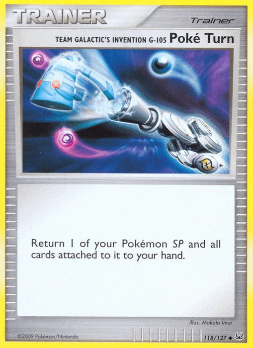 Team Galactic's Invention G-105 Poke Turn (118/127) [Platinum: Base Set] - for just $2! 