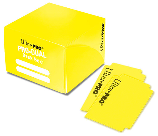 Ultra PRO: Deck Box - PRO-Dual (Standard - Yellow) - for just $0! 