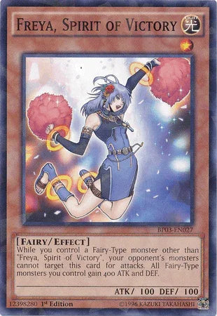 Freya, Spirit of Victory [BP03-EN027] Shatterfoil Rare - for just $0.20! 