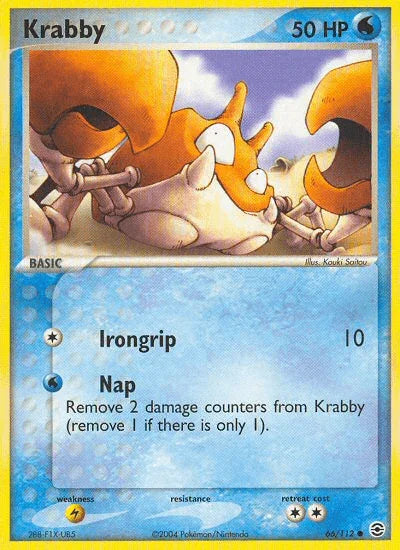 Krabby (66/112) [EX: FireRed & LeafGreen] - for just $0.20! 