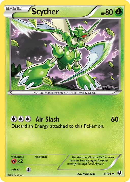 Scyther (4/108) [Black & White: Dark Explorers] - for just $2.55! 