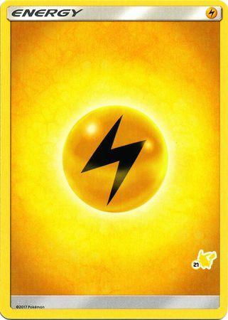 Lightning Energy (Pikachu Stamp #21) [Battle Academy 2020] - for just $0.10! 