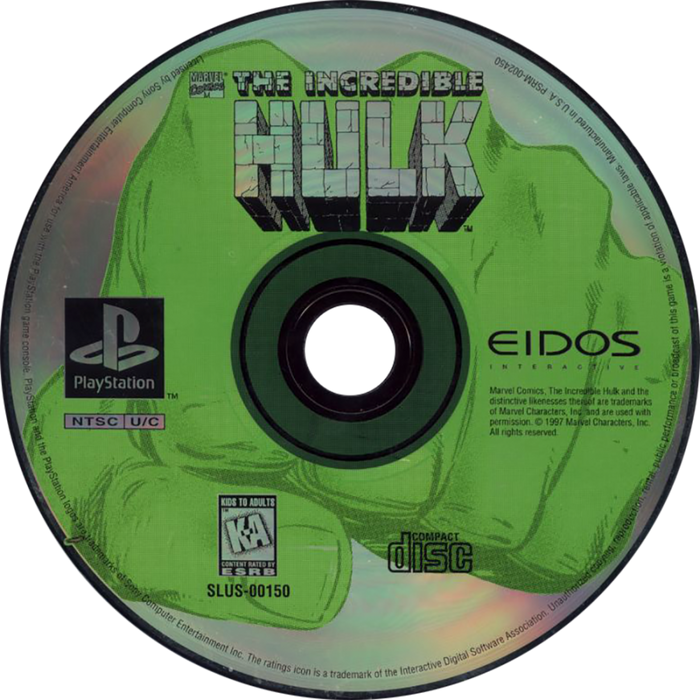 Incredible Hulk: The Pantheon Saga – PlayStation 1 (PS1) - for just $0! 