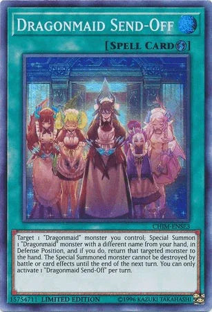 Dragonmaid Send-Off [CHIM-ENSE3] Super Rare - for just $0.55! 