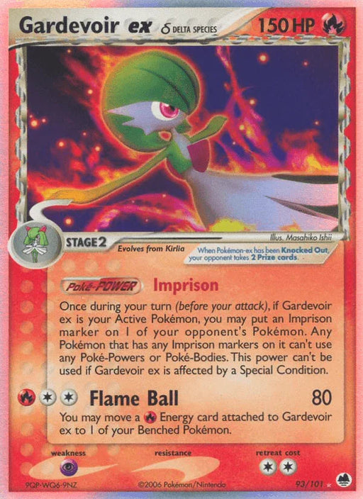 Gardevoir ex (93/101) (Delta Species) [EX: Dragon Frontiers] - for just $61.20! 