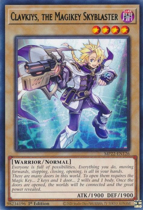 Clavkiys, the Magikey Skyblaster [MP22-EN126] Rare - for just $0.10! 