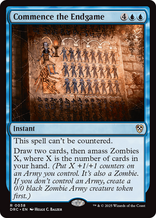 Commence the Endgame (DRC-038) - Commander: Aetherdrift - for just $0.03! 