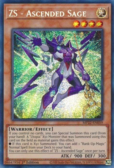 ZS - Ascended Sage [MP22-EN059] Prismatic Secret Rare - for just $0.15! 
