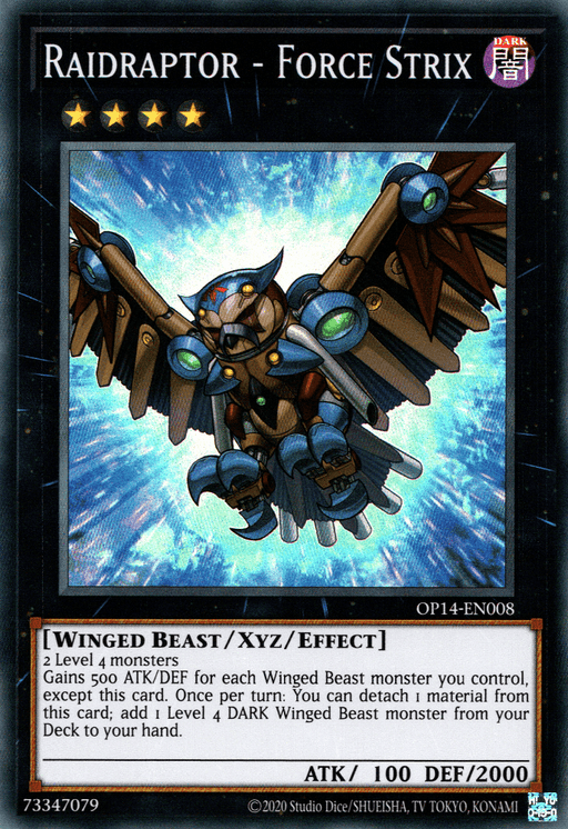 Raidraptor - Force Strix [OP14-EN008] Super Rare - for just $0.25! 