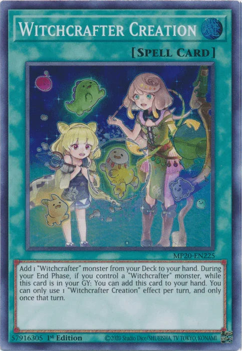 Witchcrafter Creation [MP20-EN225] Super Rare - for just $0.15! 