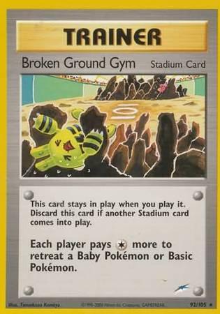 Broken Ground Gym (92/105) [Neo Destiny Unlimited] - for just $6.60! 