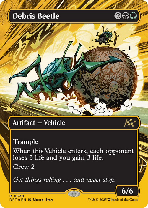Debris Beetle (DFT-530) - Aetherdrift (Borderless) Foil - for just $0.84! 