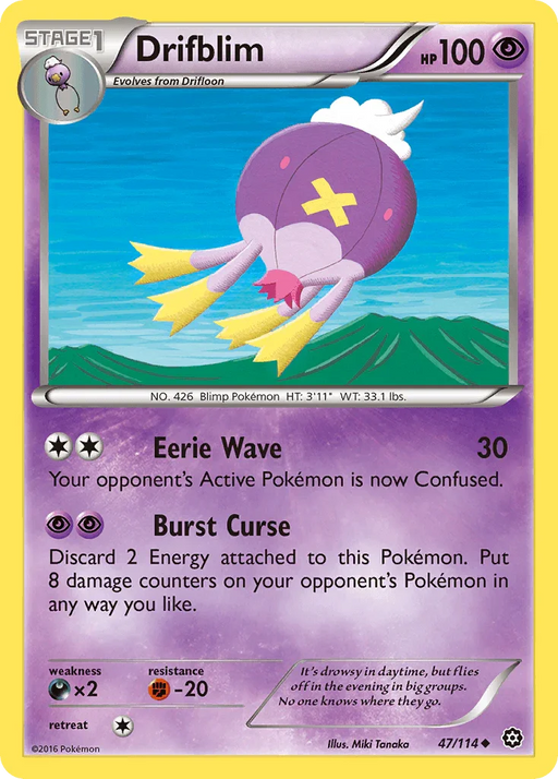 Drifblim (47/114) [XY: Steam Siege] - for just $0.10! 