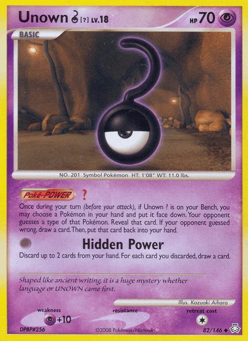 Unown ? (82/146) [Diamond & Pearl: Legends Awakened] - for just $1.65! 