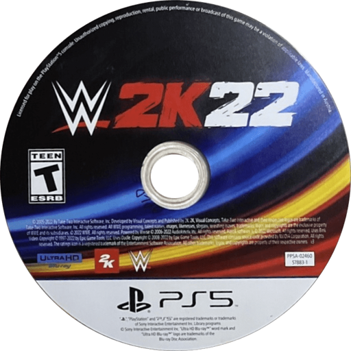 WWE 2K22 – PlayStation 5 (PS5) - for just $0! 
