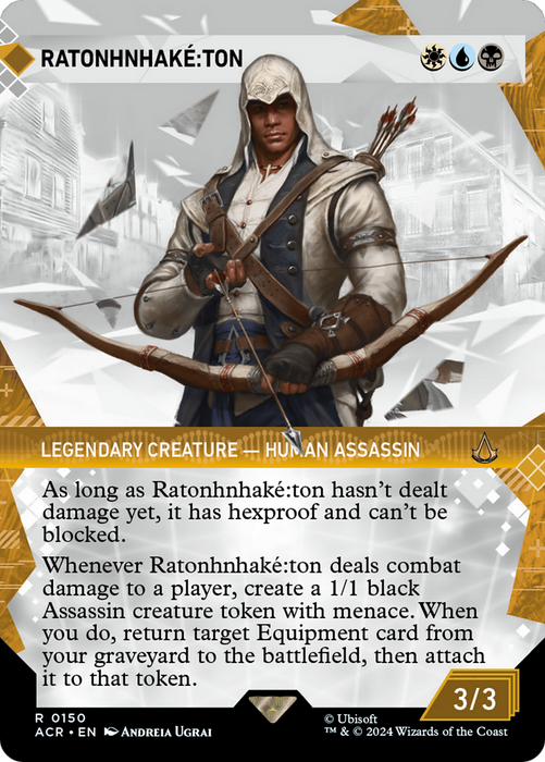 Ratonhnhaké꞉ton (ACR-150) - Assassin's Creed: (Showcase) (Borderless) - for just $0.42! 