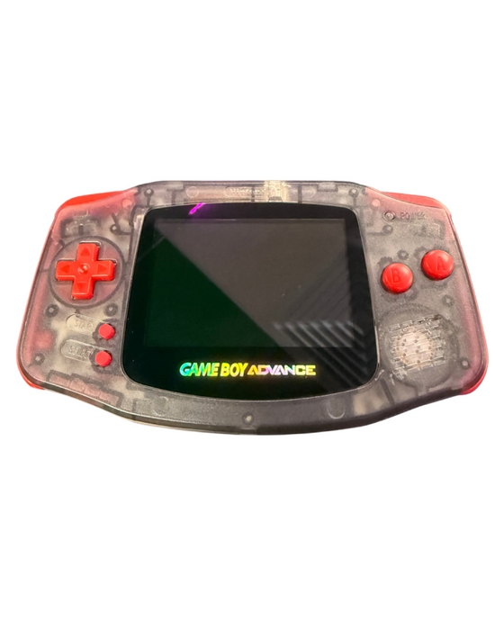 Game Boy Advance System (GBA)[IPS Screen][Custom Red & Black Shell] — Good Condition - for just $274.99! 