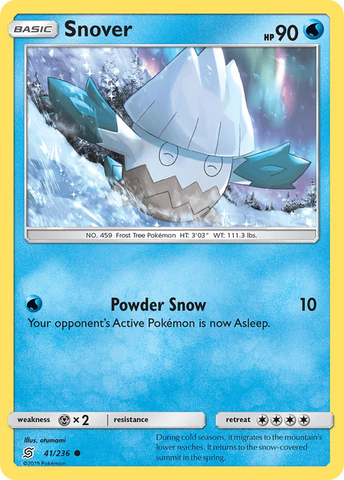 Snover (41/236) [Sun & Moon: Unified Minds] - for just $0.10! 