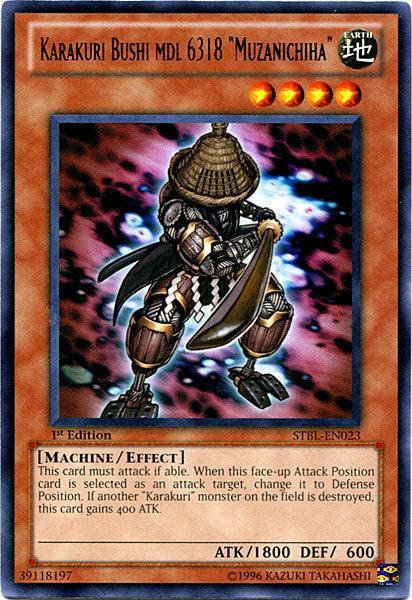 Karakuri Bushi mdl 6318 Muzanichiha [STBL-EN023] Rare - for just $0.10! 