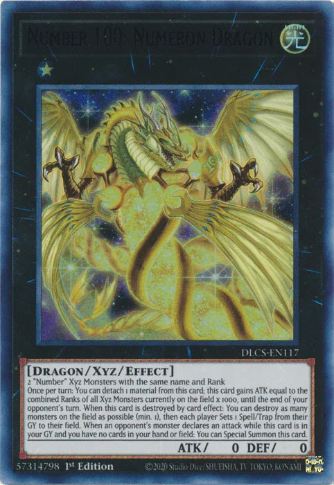 Number 100: Numeron Dragon (Purple) [DLCS-EN117] Ultra Rare - for just $0.20! 