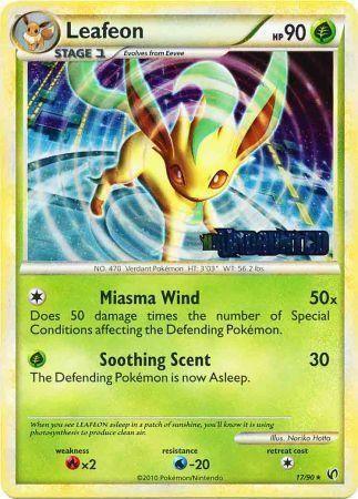Leafeon (17/90) (Prerelease Promo) [Nintendo: Black Star Promos] - for just $21.75! 