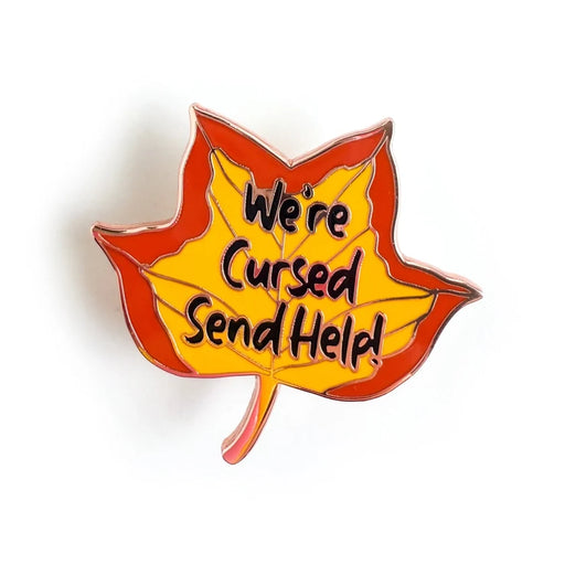 Verity Vox Enamel Pin - Leaf - We're Cursed - for just $12! 