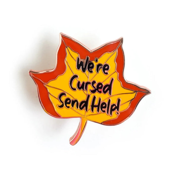 Verity Vox Enamel Pin - Leaf - We're Cursed - for just $12! 