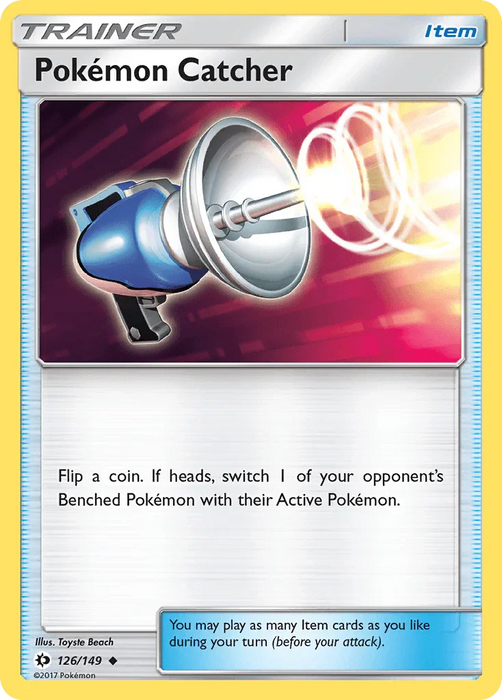 Pokemon Catcher (126/149) [Sun & Moon: Base Set] - for just $0.10! 