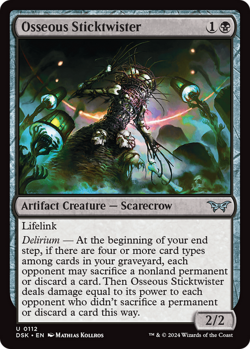 Osseous Sticktwister (DSK-112) - Duskmourn: House of Horror Foil - for just $0.06! 