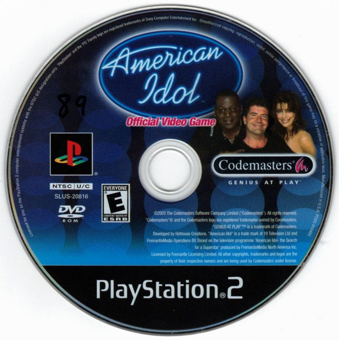 American Idol – PlayStation 2 (PS2) - for just $3.99! 