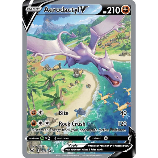 Aerodactyl V (180/196) [Sword & Shield: Lost Origin] - Just $49.75! Shop now at Retro Gaming of Denver