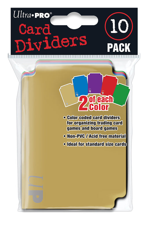 Ultra PRO: Card Dividers Standard - Color (10ct) - for just $0! 