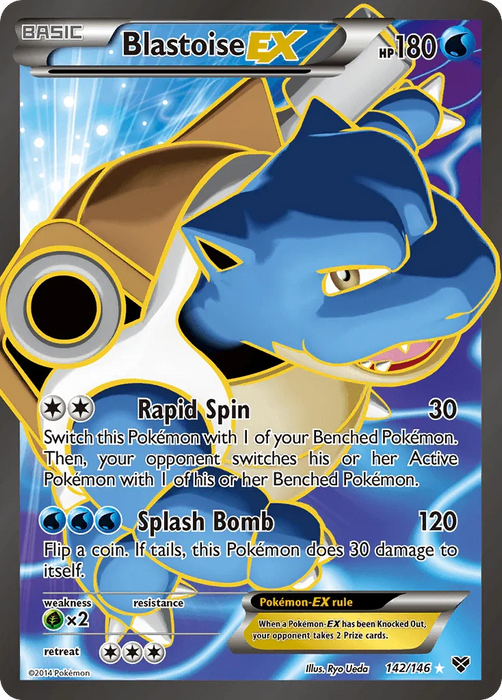 Blastoise EX (142/146) [XY: Base Set] - for just $59.75! 