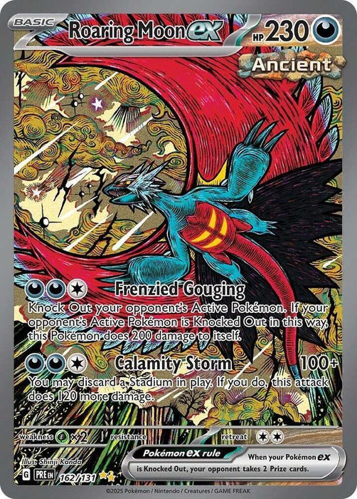 Roaring Moon ex (162/131) [Scarlet & Violet: Prismatic Evolutions] - for just $71.20! 