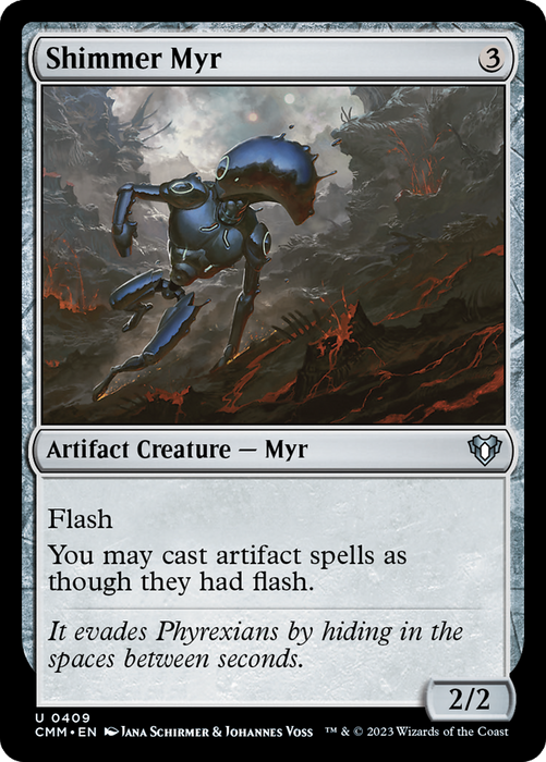 Shimmer Myr (CMM-409) - Commander Masters - for just $0.10! 