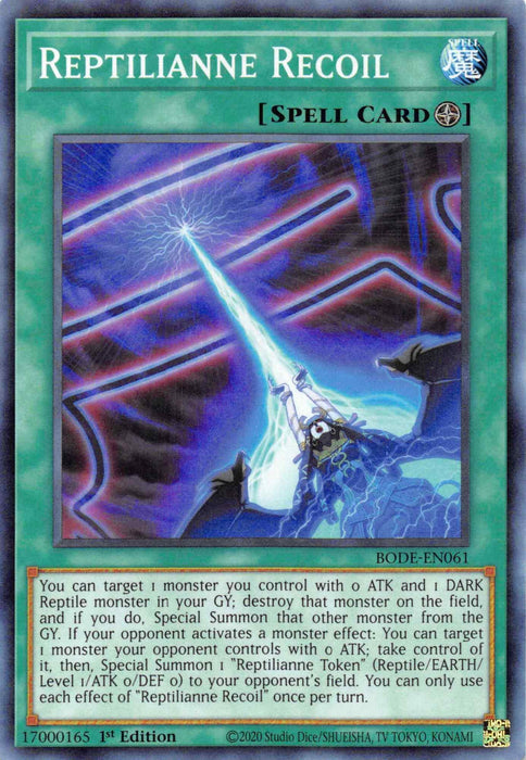 Reptilianne Recoil [BODE-EN061] Common - for just $0.10! 