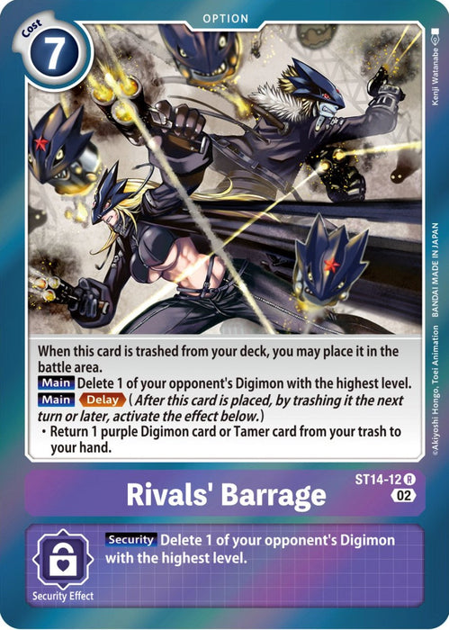 Rival's Barrage [ST14-12] [Starter Deck: Beelzemon Advanced Deck Set] - Just $4.45! Shop now at Retro Gaming of Denver