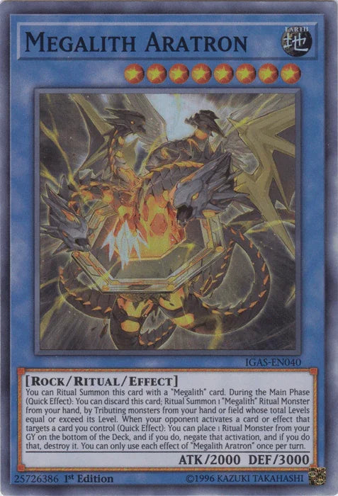 Megalith Aratron [IGAS-EN040] Super Rare - for just $0.20! 