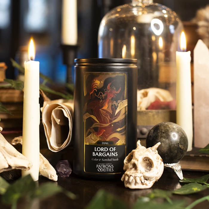 Cantrip Candles - D'Jall, Lord of Bargains 16 oz. - for just $41.99! 