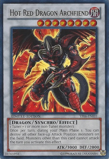 Hot Red Dragon Archfiend [YF06-EN001] Ultra Rare - for just $0.95! 