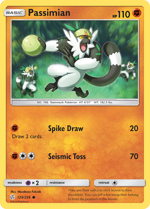 Passimian (125/236) [Sun & Moon: Cosmic Eclipse] - Just $0.05! Shop now at Retro Gaming of Denver