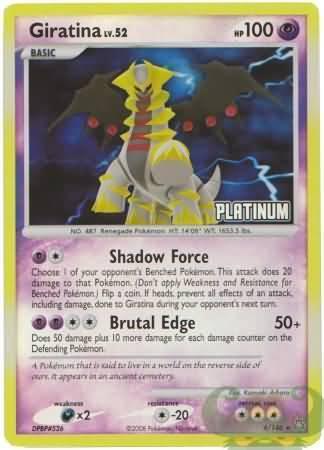 Giratina (4/146) [Burger King Promos: 2009 Collection] - for just $21.50! 