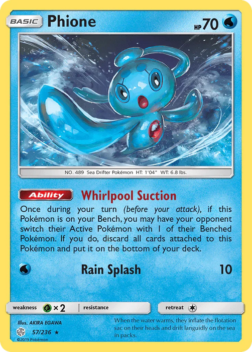 Phione (57/236) [Sun & Moon: Cosmic Eclipse] - for just $0.15! 